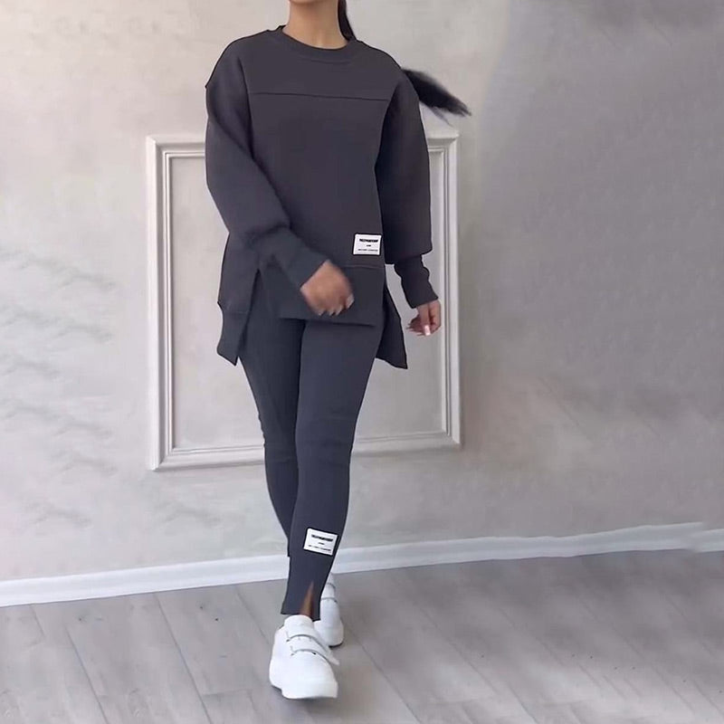 Casual Női Sweatshirt és Legging Szett - Elena