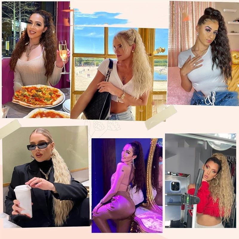 Göndör Clip-in Lófarok – Nayla