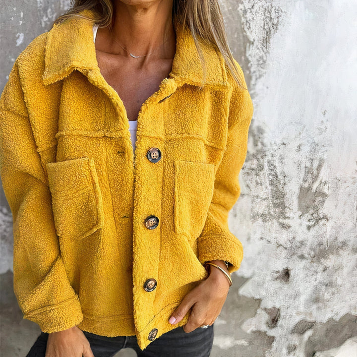 Hölgydzseki Puha Teddy anyagból – Marisol