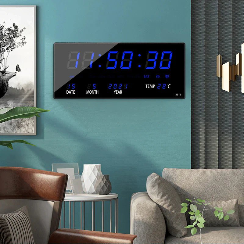 LED Falióra tükörhatással – Lumino