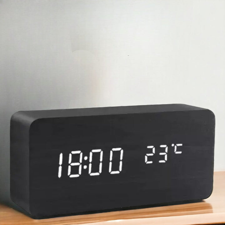 Fa LED Óra Hangosvezérléssel - EcoClock