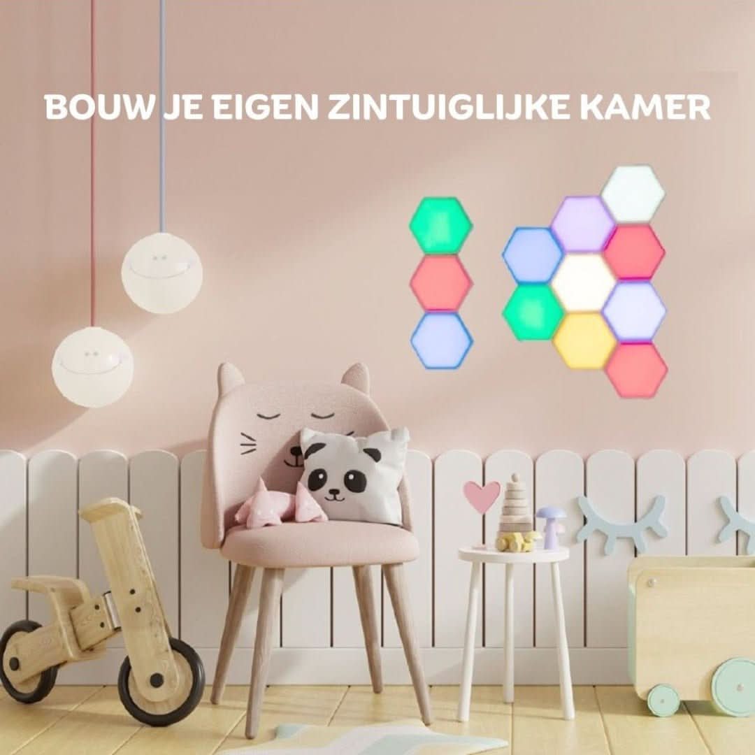 Interaktív Hatszögletű Világítás - GlowHex