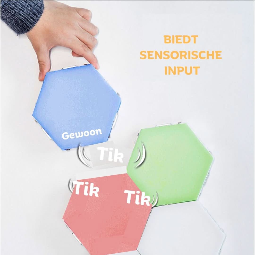 Interaktív Hatszögletű Világítás - GlowHex