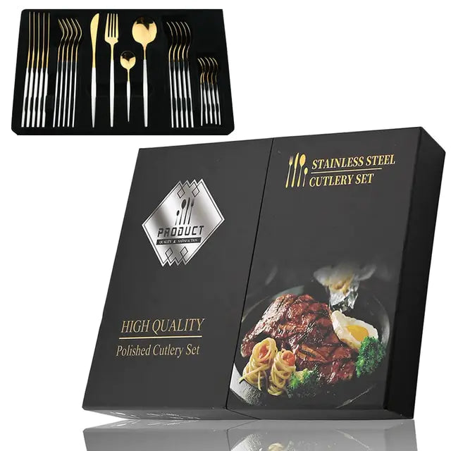 24 darabos RVS Evőeszközkészlet – Aurinox