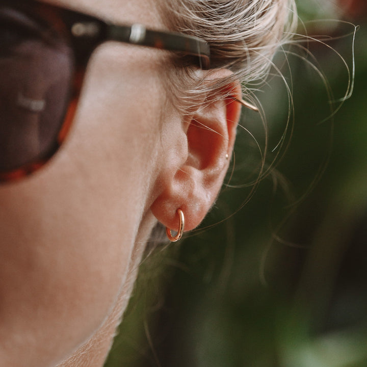 Diszkrét Mini Karika Fülbevalók - Lumi