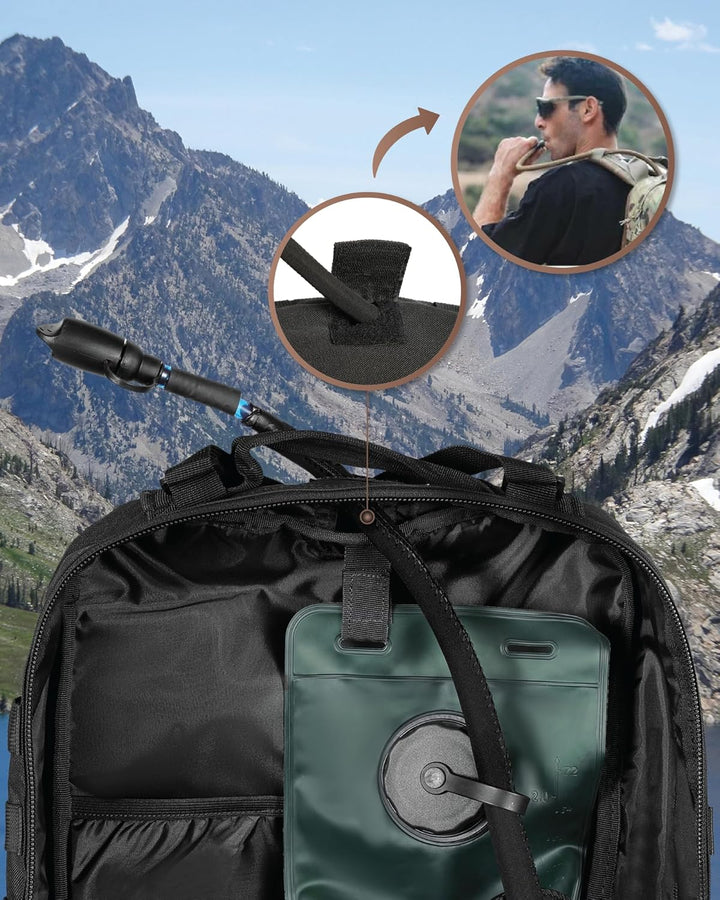 35L Kültéri Taktikai Hátizsák Molle Rendszerrel és Laptop Tárolóval