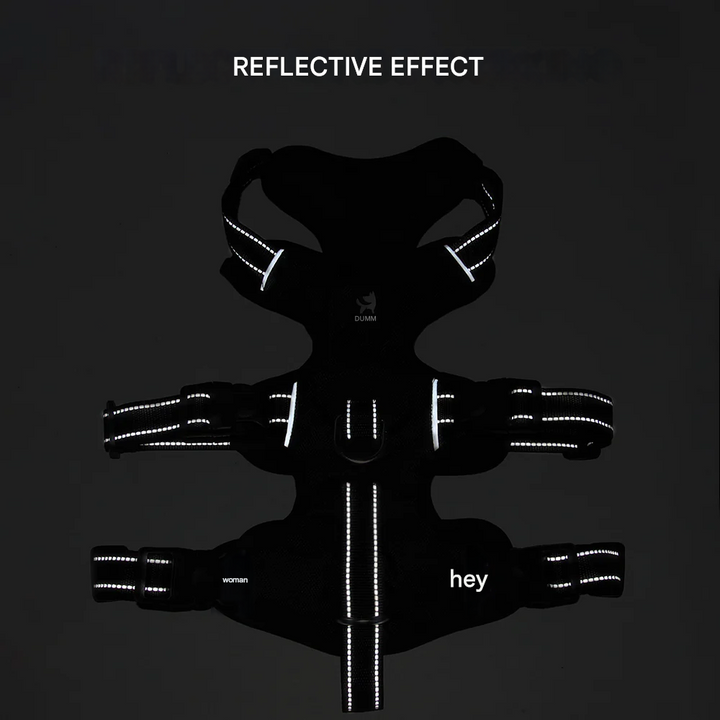 Reflektáló Anti-Trek Kutya Hám - GripGuard