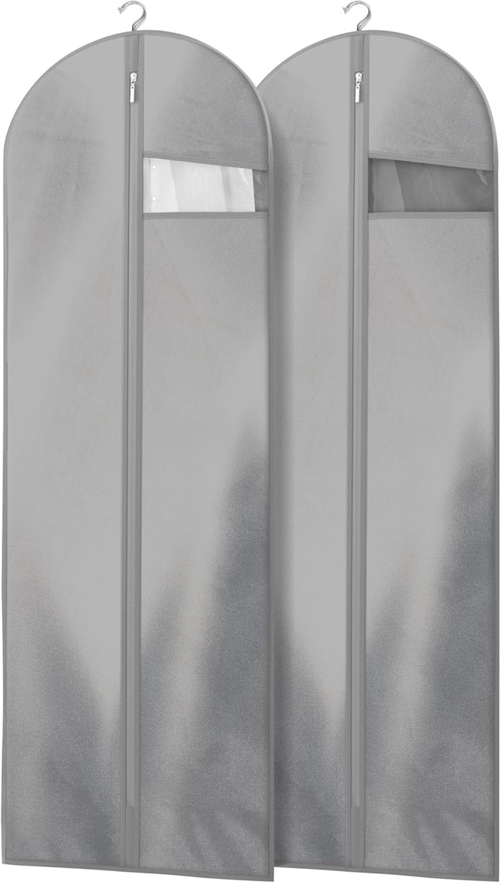 Nehéz kivitelű utazó ruhatartó táska átlátszó ablakkal és kiegészítő zsebekkel – 1+1 INGYEN