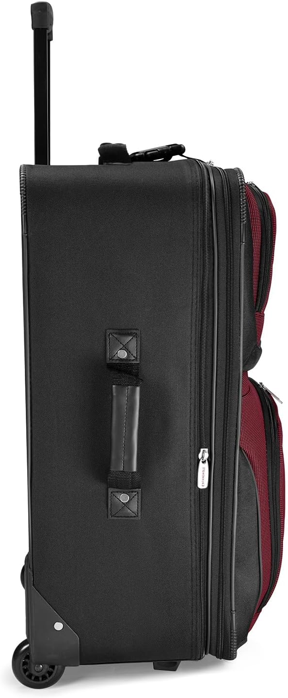 8 Darabból Álló Puha Héjú Bőrönd Készlet Csomagoló Kockákkal És TSA Zárral – TravelMax