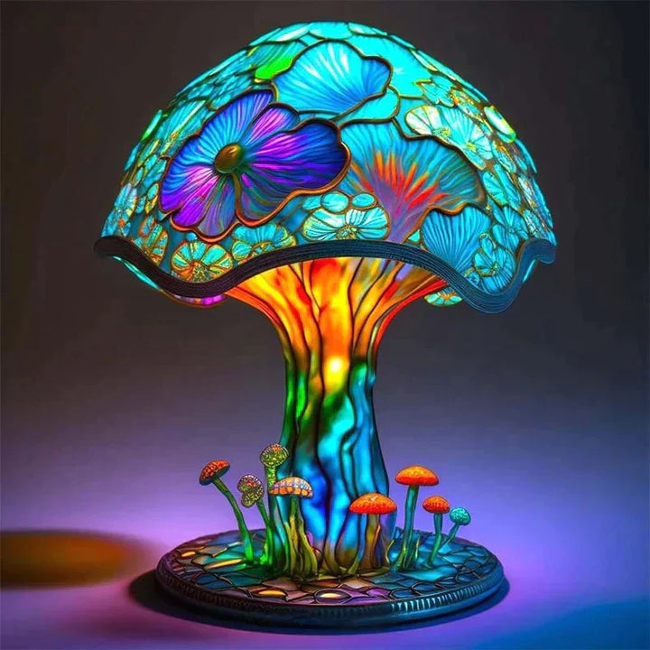 Bájos ólomüveg asztali lámpa - DreamGlow