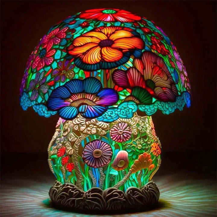 Bájos ólomüveg asztali lámpa - DreamGlow