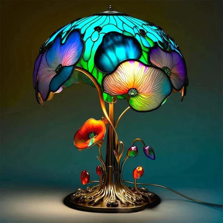 Bájos ólomüveg asztali lámpa - DreamGlow