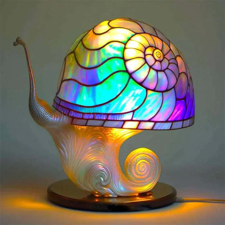 Bájos ólomüveg asztali lámpa - DreamGlow