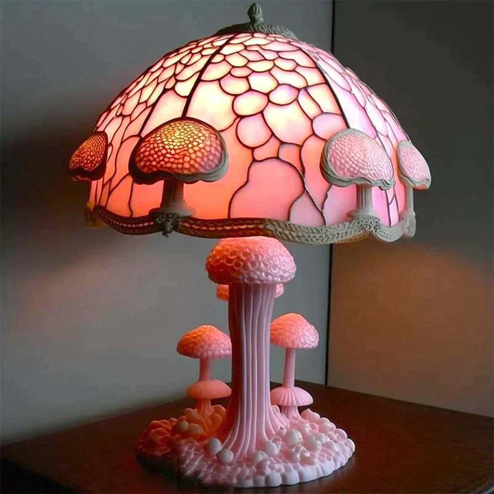 Bájos ólomüveg asztali lámpa - DreamGlow