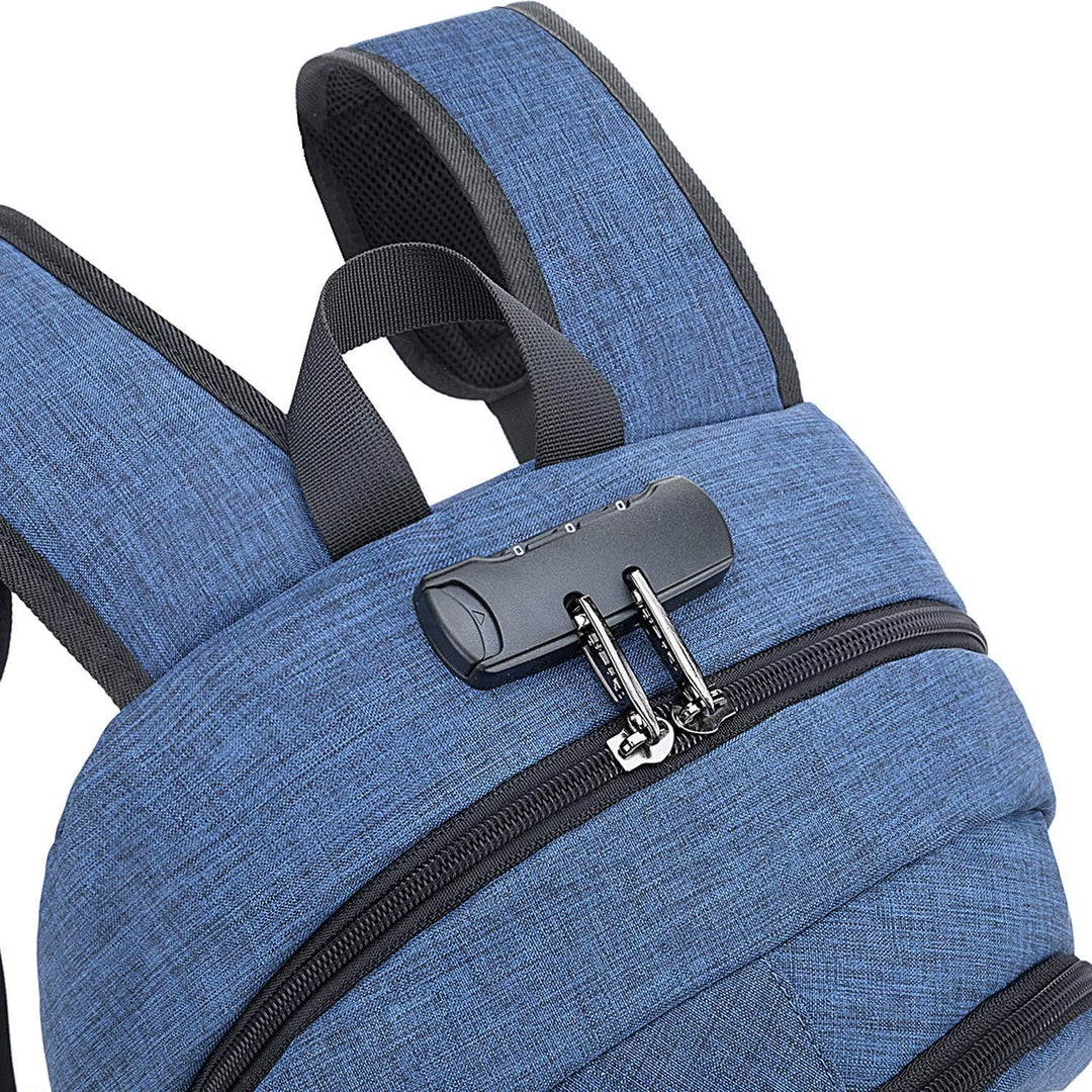 Extra nagy lopásgátló laptop és utazó hátizsák USB porttal – 30–50L