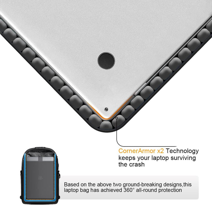 Extra nagy lopásgátló laptop és utazó hátizsák USB porttal – 30–50L
