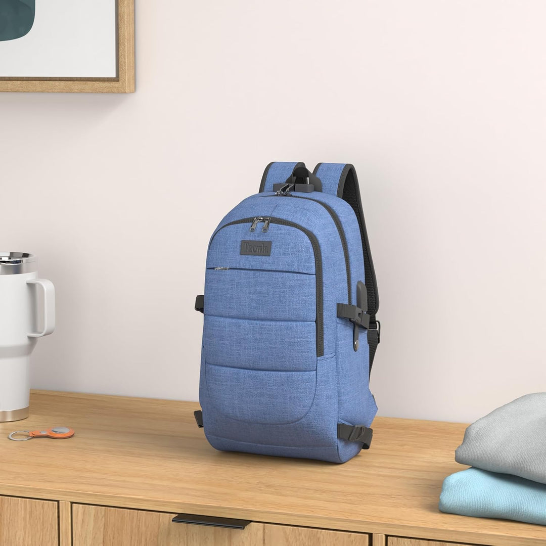 Extra nagy lopásgátló laptop és utazó hátizsák USB porttal – 30–50L