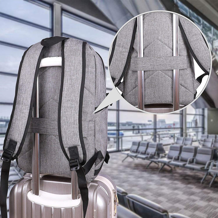 Extra nagy lopásgátló laptop és utazó hátizsák USB porttal – 30–50L