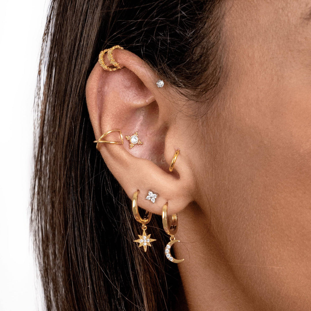 Fülbevalók Holdal és Csillaggal - Cosmica