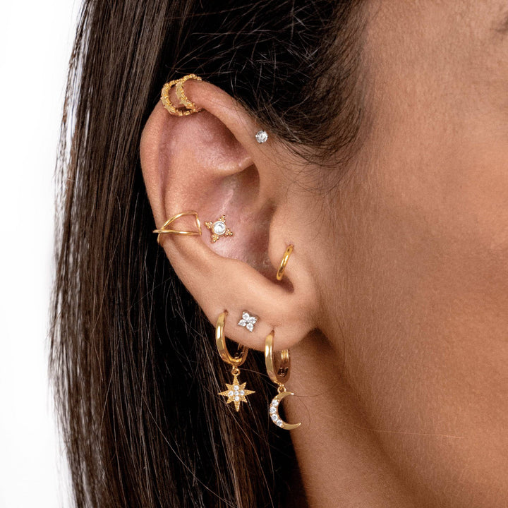 Fülbevalók Holdal és Csillaggal - Cosmica