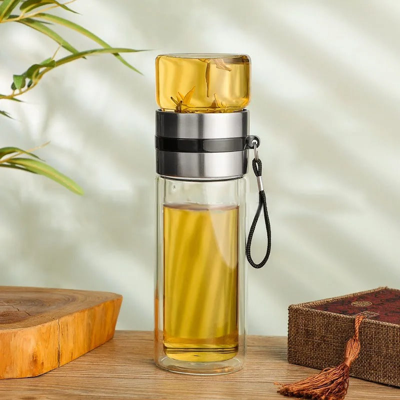 Üveg Hőtartó Flask - ClearTherm