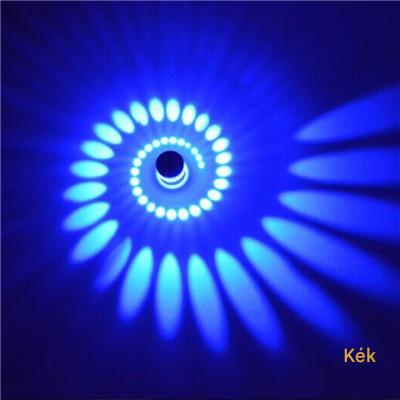 Modern LED Spirálizzó - LumoSpiral
