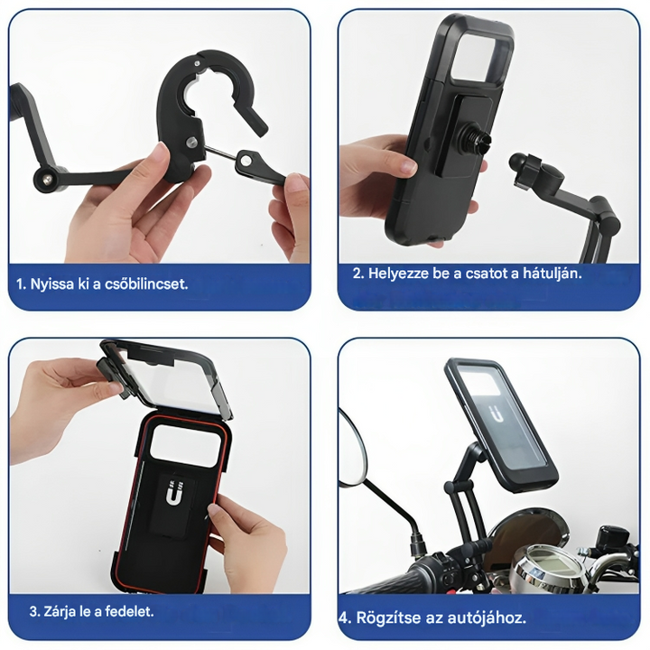Kerékpár és Mountainbike Okostelefon tartó - WeatherGuard
