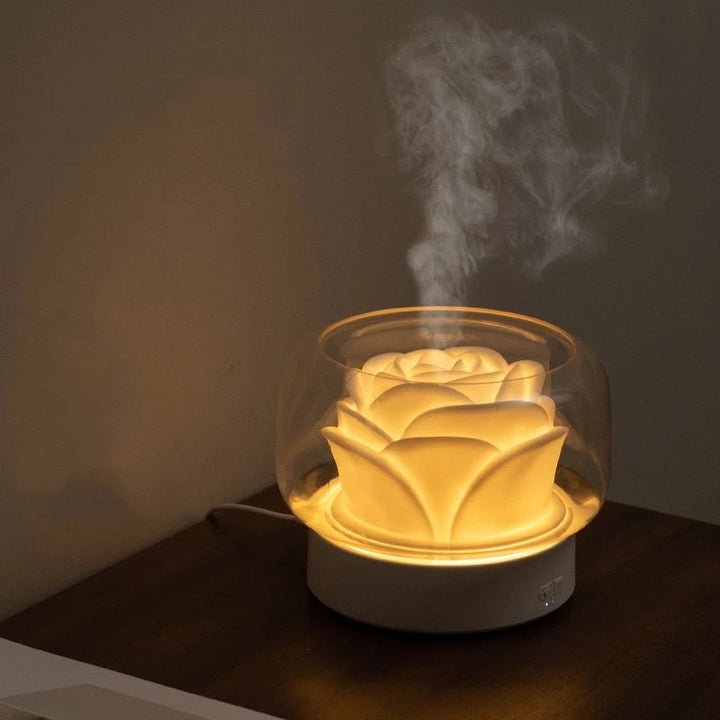 Luxus illatdiffúzor LED világítással - AromaGlow