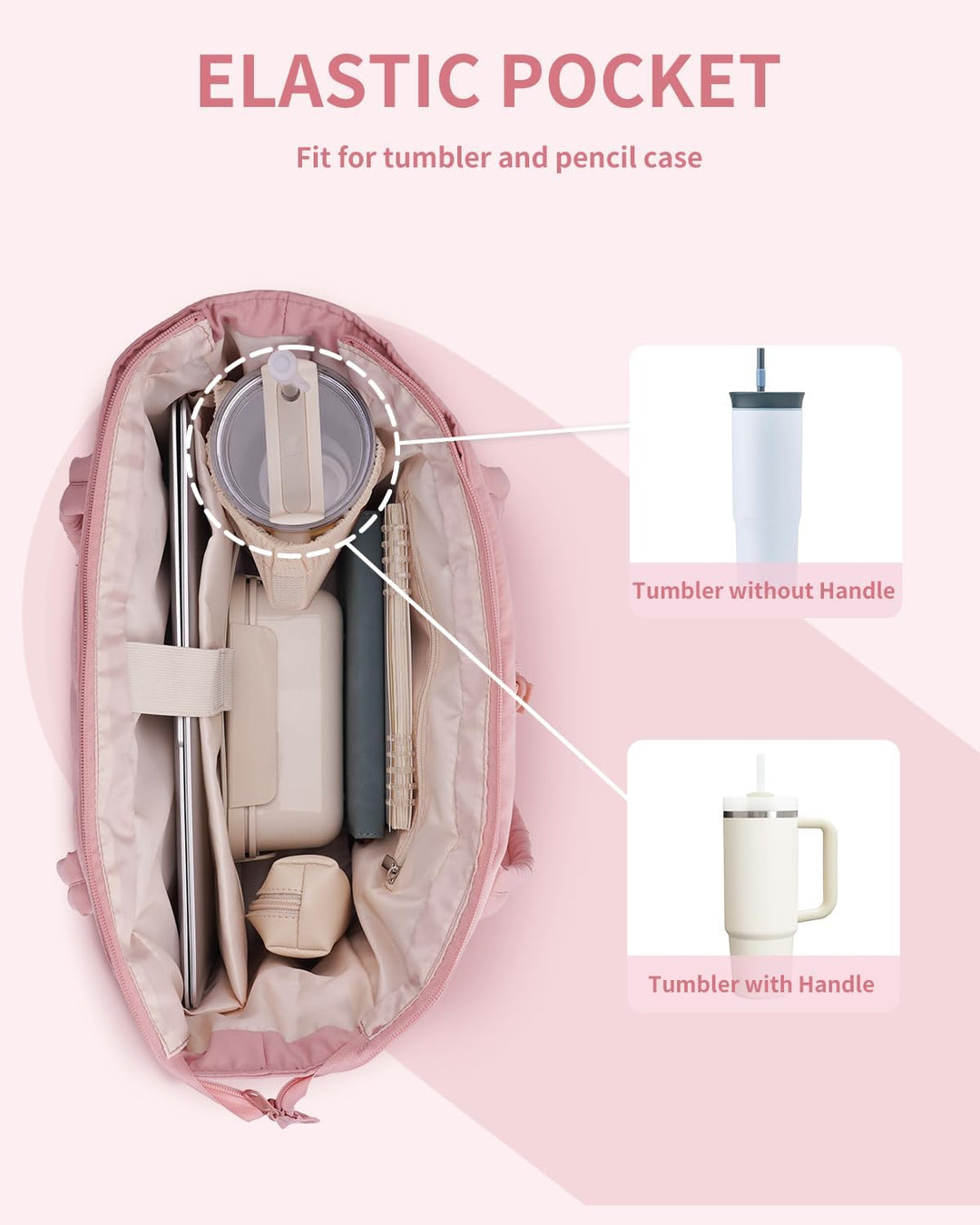 Varrt pufi táska pohártartóval és laptop rekesszel utazáshoz és munkához