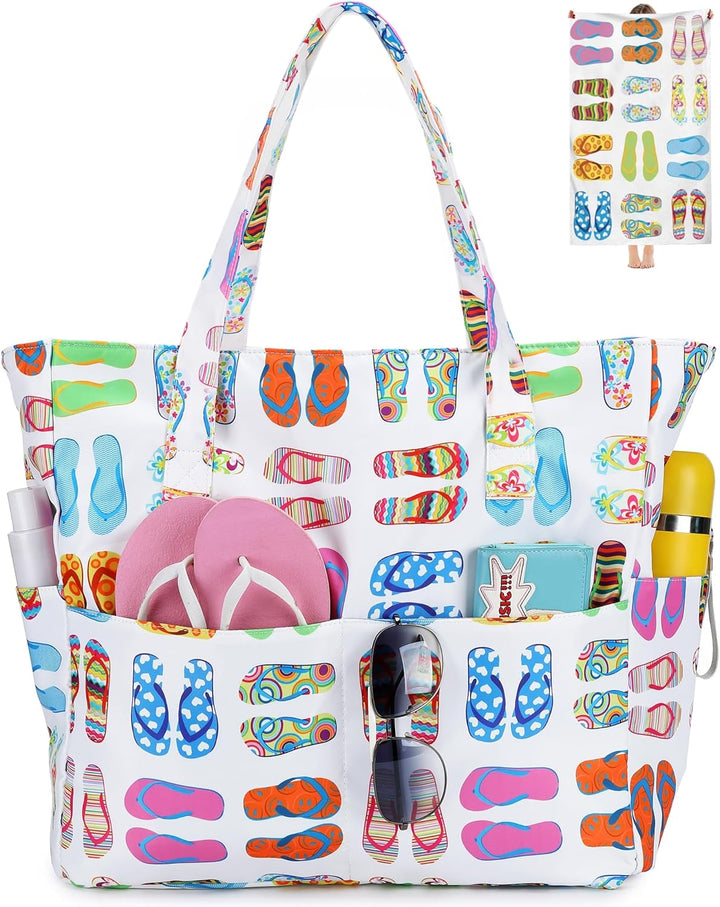 Extra nagy vízálló strandtáska nedves rekesszel – Vásárolj 1-et, és 1 ingyen van!