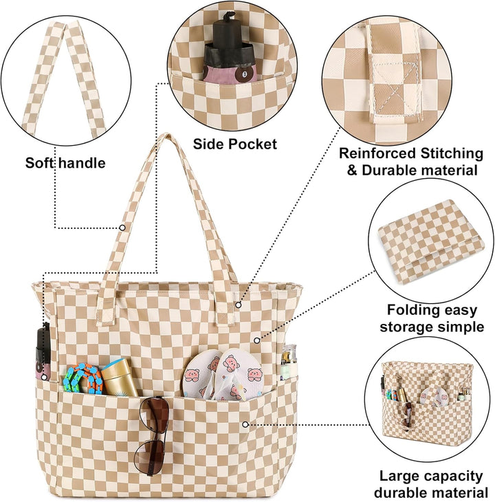 Extra nagy vízálló strandtáska nedves rekesszel – Vásárolj 1-et, és 1 ingyen van!