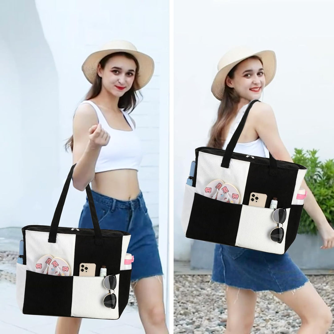 Extra nagy vízálló strandtáska nedves rekesszel – Vásárolj 1-et, és 1 ingyen van!