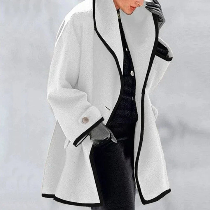 Meleg téli gyapjú női trench coat - Emma