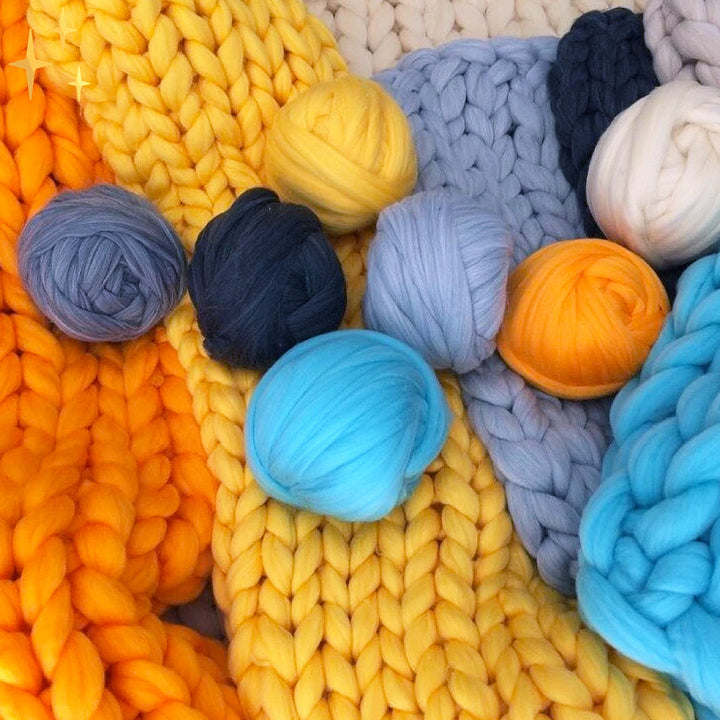 1000 grammos XXL Chunky Breigaren - LuxaWool
