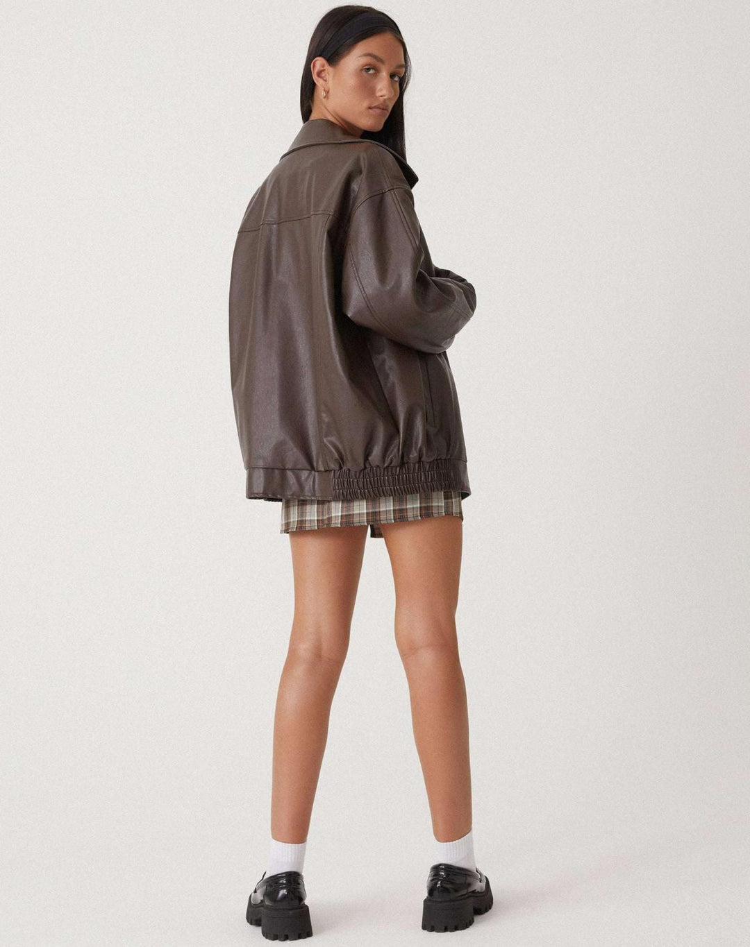 Oversized Los Leren Női Dzseki – Yara