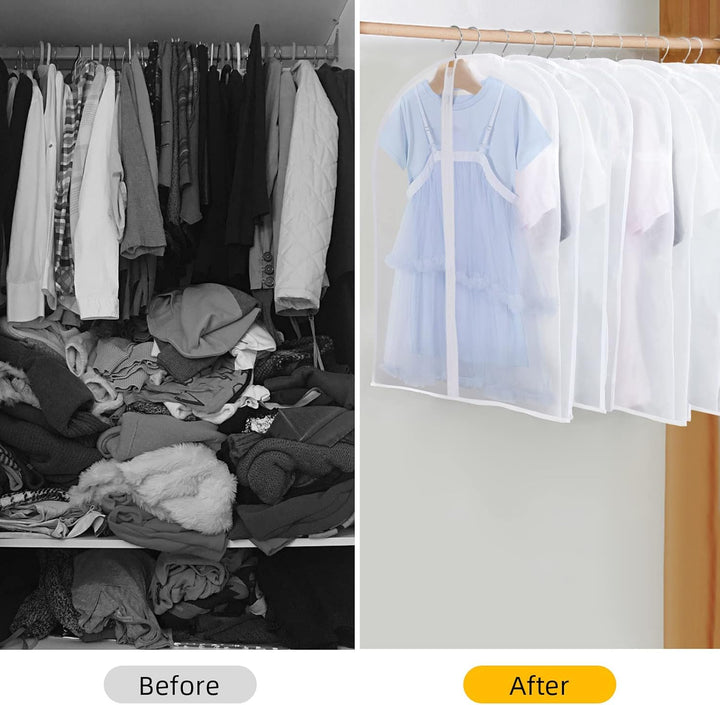 PEVA Ruhakötő Készlet – 12 db felfüggeszthető ruhazsák 3 méretben (Vásárolj 1-et, kapj 1-et INGYEN)