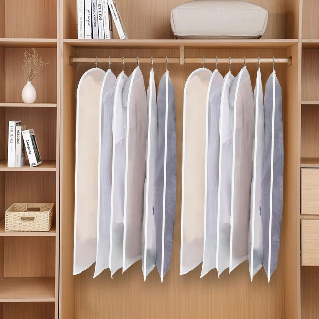 PEVA Ruhakötő Készlet – 12 db felfüggeszthető ruhazsák 3 méretben (Vásárolj 1-et, kapj 1-et INGYEN)