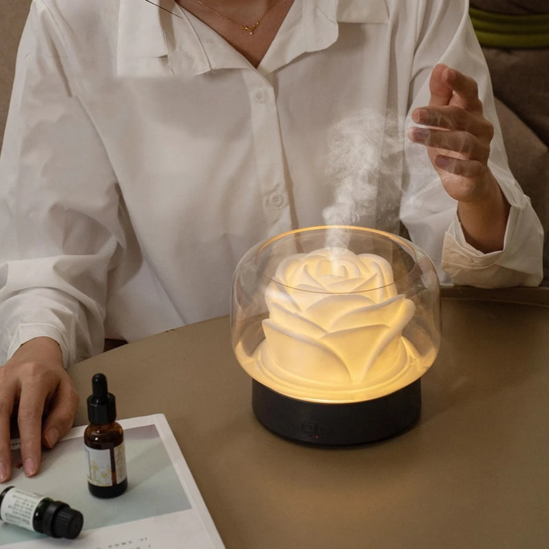 Luxus illatdiffúzor LED világítással - AromaGlow
