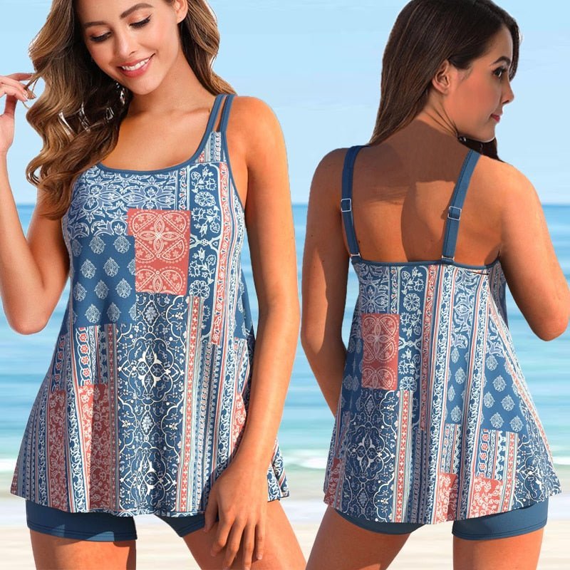 Plus Size Tankini a Strandra és Medencéhez - Marielle