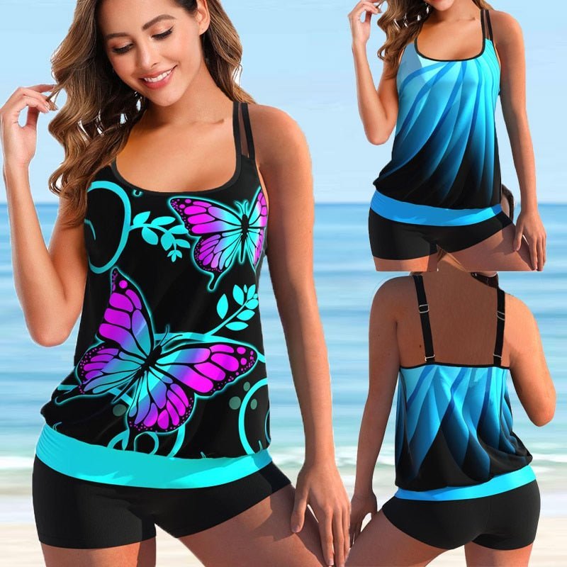 Plus Size Tankini a Strandra és Medencéhez - Marielle