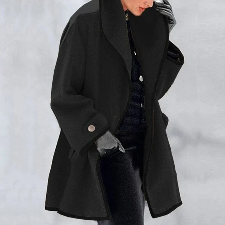 Meleg téli gyapjú női trench coat - Emma
